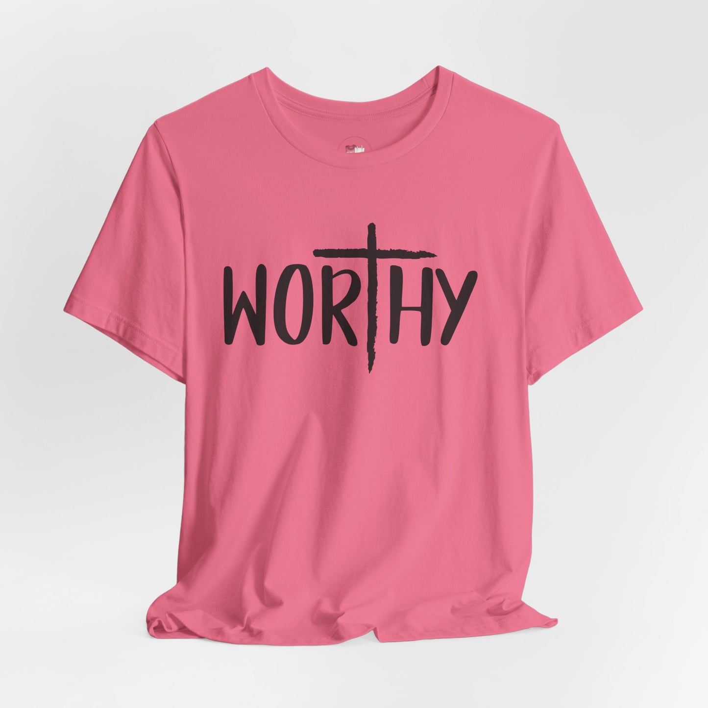 Worthy Faith Tee, Christian Shirt, Inspirational Gift, Unisex Short Sleeve Tee, Religious Apparel
