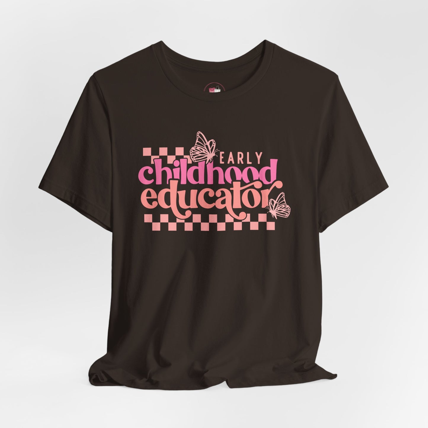 Early Childhood Educator Women Tee, Teacher Appreciation Gift, Education Apparel, Butterfly Design, Casual Wear, Spring Fashion