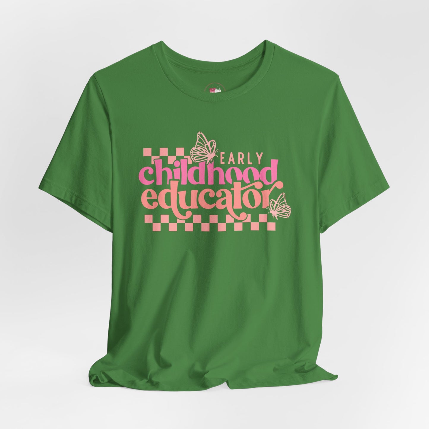 Early Childhood Educator Women Tee, Teacher Appreciation Gift, Education Apparel, Butterfly Design, Casual Wear, Spring Fashion