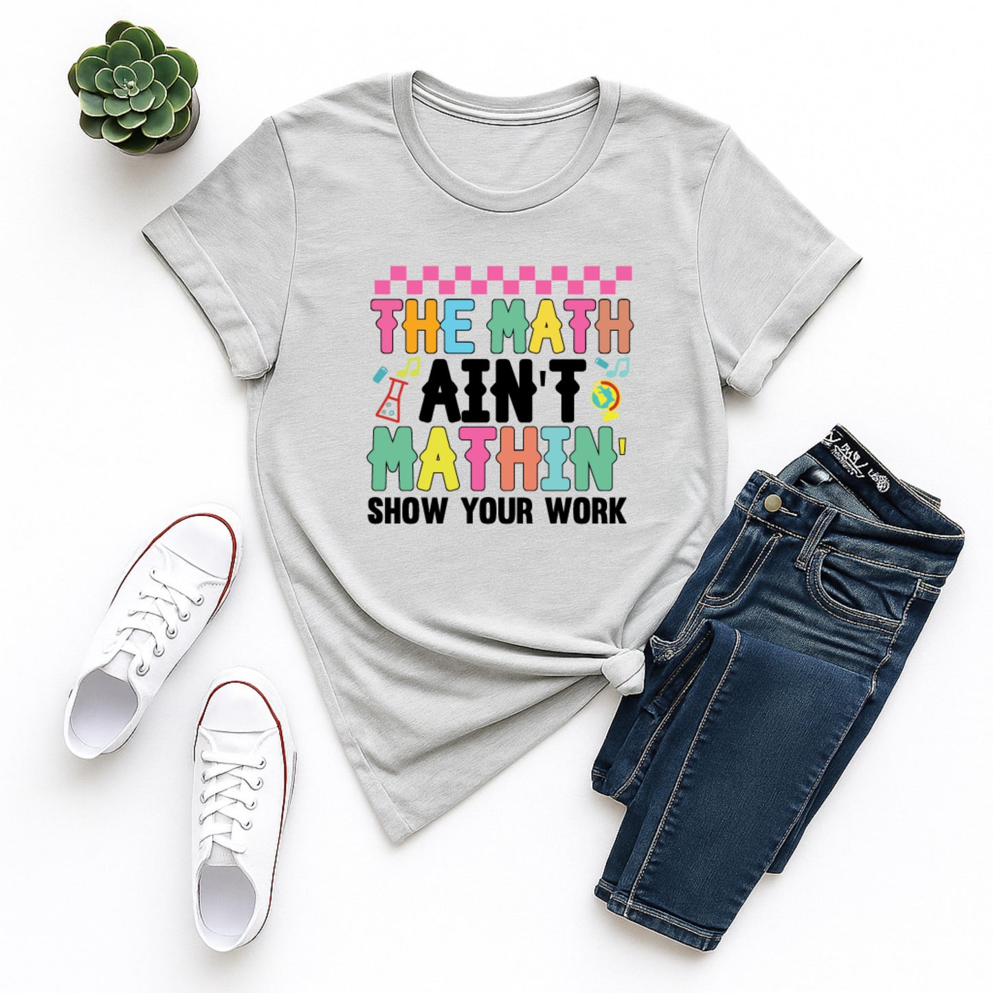 Math Humor Unisex Tee - Fun Teacher Gift, Classroom Shirt, Student Apparel, Math-Lover's Top, Quirky Educational Wear