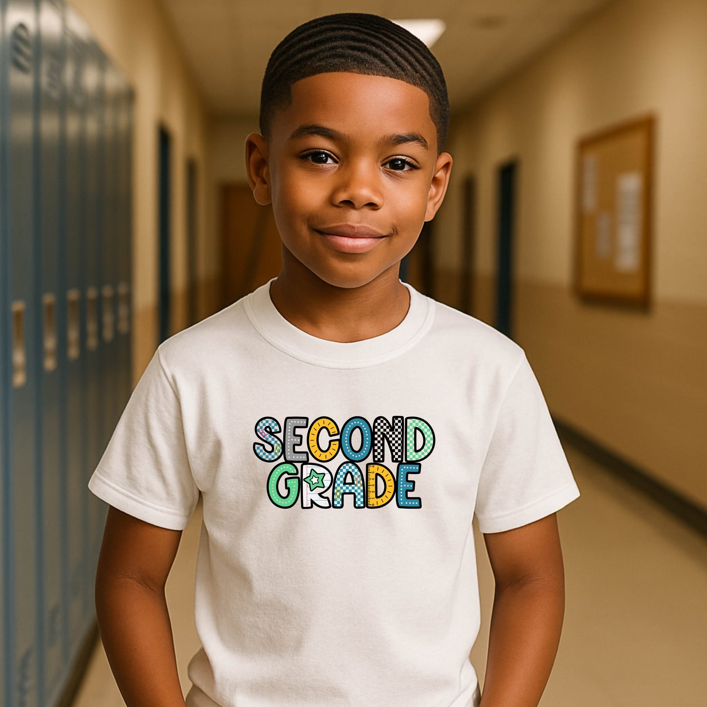 Personalized Boys Back to School Shirt for Pre-K First Second Third and Fourth Grade with Fun Graphic Design, Fun Kids Shirt, Colorful Kids Clothing