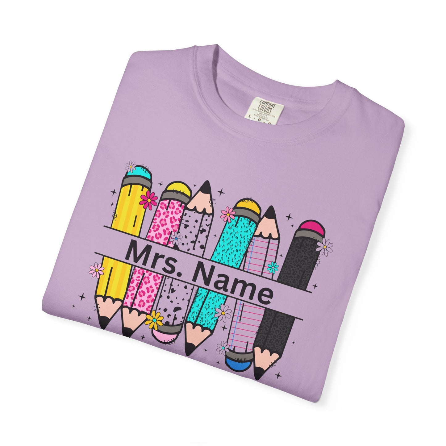 Personalized Teacher T-Shirt, Personalized Gift for Educators, Back to School Apparel, Fun Classroom Shirt, Teacher Appreciation