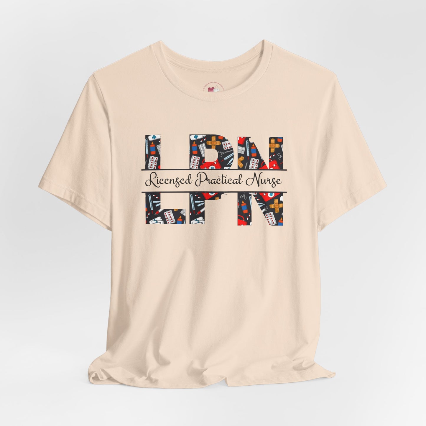 Unisex Licensed Practical Nurse Shirt LPN Nursing Graphic Tee Gift For Nurses Colorful Medical Print Nurse Appreciation T Shirt For Women Men