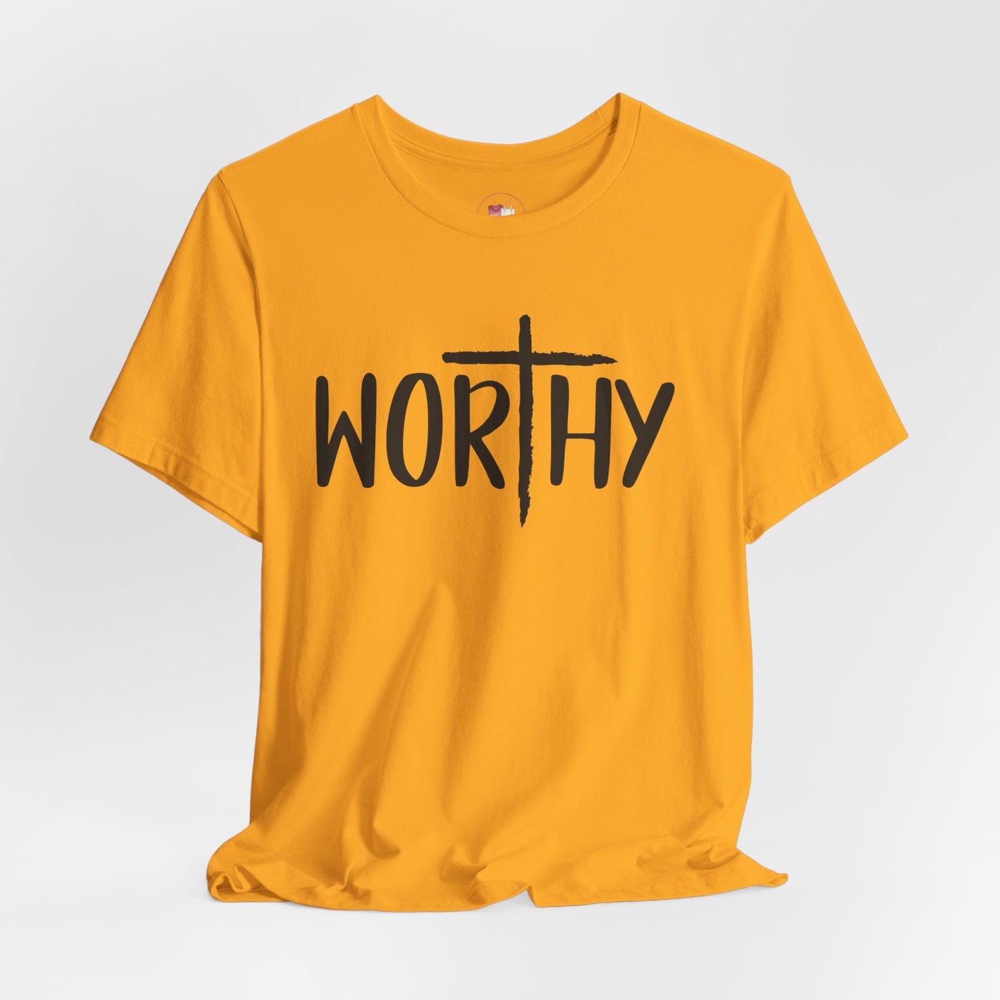 Worthy Faith Tee, Christian Shirt, Inspirational Gift, Unisex Short Sleeve Tee, Religious Apparel