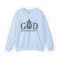 Unisex Christian Sweatshirt, God Don't Play About Me Faith Based Crewneck, Religious Apparel, Gift Bible Verse, Inspired Pullover Top