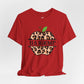 Personalized Leopard Print Apple Reading Teacher Shirt, Custom ELA Teacher Gift Back to School Tee, English Language Arts Shirt for Women