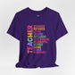 Empowered Educator Graphic Tee, Gift for Educators, Motivational T-Shirt, Back to School, Celebratory Wear, Teacher's Day