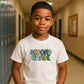 Personalized Boys Back to School Shirt for Pre-K First Second Third and Fourth Grade with Fun Graphic Design, Fun Kids Shirt, Colorful Kids Clothing