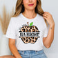 Personalized Leopard Print Apple Reading Teacher Shirt, Custom ELA Teacher Gift Back to School Tee, English Language Arts Shirt for Women