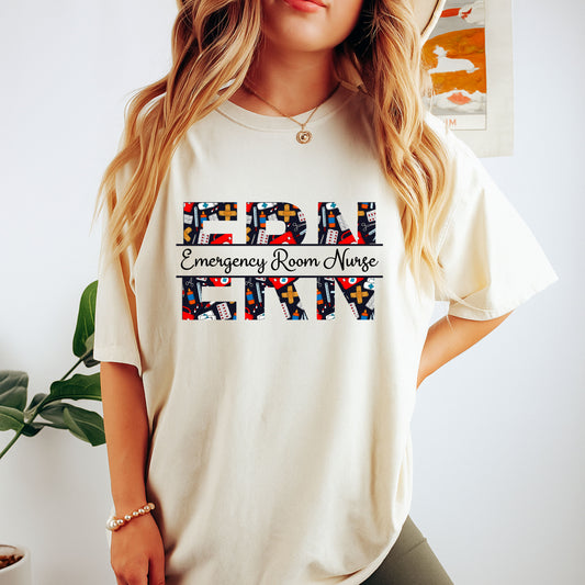 Emergency Room Nurse Tee, Funny Nurse Gift, Healthcare Worker Shirt, Medical Apparel, Unisex T-Shirt for Nurse Appreciation