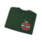 Personalized Custom Apple Design Crewneck Sweatshirt, Personalized Gift, Cozy Everyday Wear, School Spirit, Teacher Appreciation