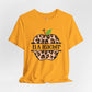 Personalized Leopard Print Apple Reading Teacher Shirt, Custom ELA Teacher Gift Back to School Tee, English Language Arts Shirt for Women
