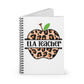 Personalized Leopard Print ELA Teacher Spiral Notebook, Stylish Teaching Journal, Leopard Notebook for Teachers, Classroom Supplies, Teacher Gifts