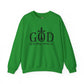 Unisex Christian Sweatshirt, God Don't Play About Me Faith Based Crewneck, Religious Apparel, Gift Bible Verse, Inspired Pullover Top
