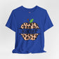 Personalized Leopard Print Teacher Tee, Cute Teacher Shirt, Back to School Gift, Teacher Appreciation, Classroom Style, Unisex Apparel