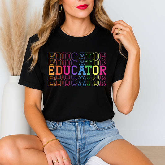 Colorful Educator Tee - Perfect Gift for Teachers, Back to School, Classroom Apparel, Education Enthusiast, Unisex Jersey Short Sleeve [...]