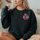 Personalized Custom Apple Design Crewneck Sweatshirt, Personalized Gift, Cozy Everyday Wear, School Spirit, Teacher Appreciation