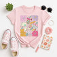 Personalized Educator Essential Tee, Floral Book Lover Tee, Ideal Gift for Readers, Summer Casual Wear, Book Club T-Shirt, Cozy Reading Shirt, Perfect for Birthdays