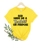 Unisex Teacher Tee - 'God Made Me a Teacher on Purpose' Shirt, Graduation Gift, Teacher Appreciation, Casual Wear, Inspirational T-Shirt