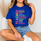 Empowered Educator Graphic Tee, Gift for Educators, Motivational T-Shirt, Back to School, Celebratory Wear, Teacher's Day
