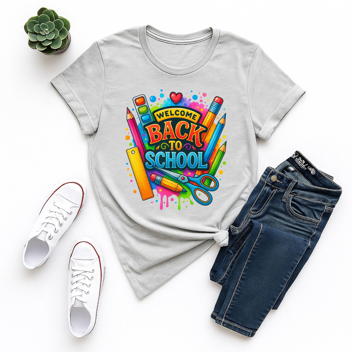 Colorful Fun Back to School Unisex Tee - Perfect for Students, Teachers, and Parents, Cute School Shirt, Gift Idea, Casual Wear, [...]