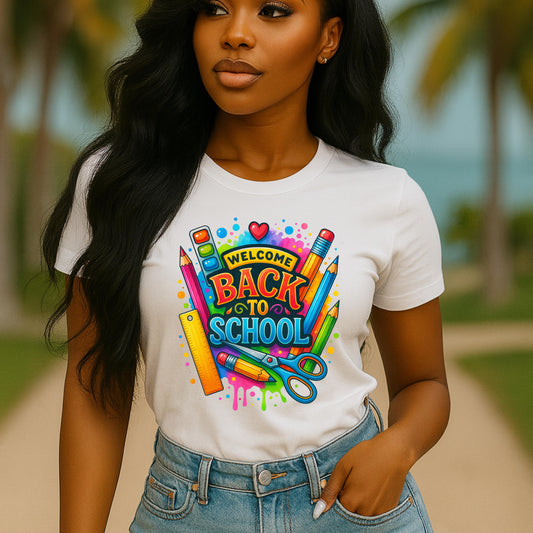 Colorful Fun Back to School Unisex Tee - Perfect for Students, Teachers, and Parents, Cute School Shirt, Gift Idea, Casual Wear, [...]
