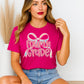 Personalized Back to School Teacher Shirt with Pink Bow Design for Pre-K-Fourth Grade Educators, Back to School Gift, Teacher Appreciation, Fun Classroom Wear,