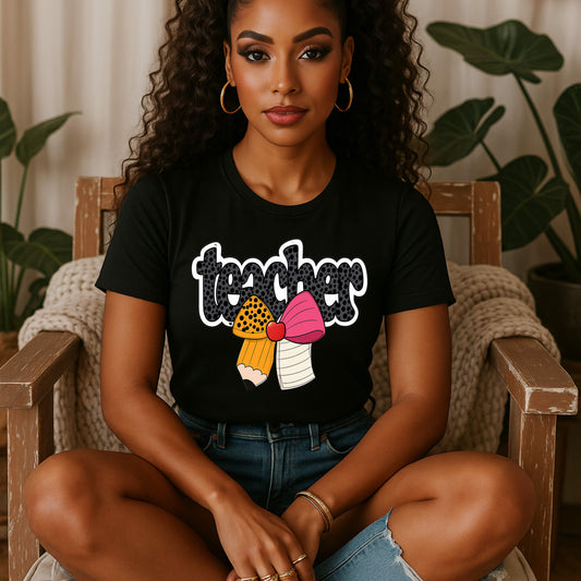 Teacher Appreciation Tee, Teacher Shirt, Back to School Gift, Unisex Short Sleeve T-shirt, Fun Teacher Outfit, Class Party Attire