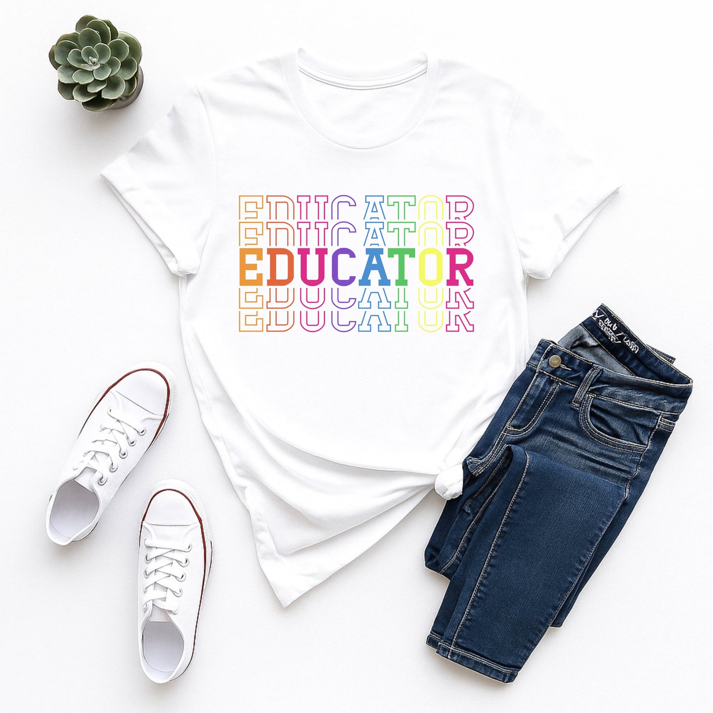 Colorful Educator Tee - Perfect Gift for Teachers, Back to School, Classroom Apparel, Education Enthusiast, Unisex Jersey Short Sleeve [...]