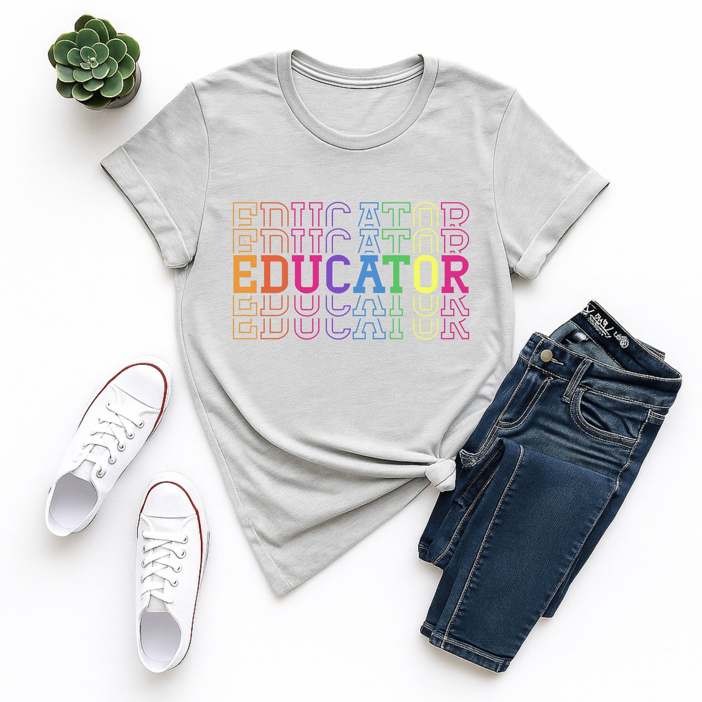 Colorful Educator Tee - Perfect Gift for Teachers, Back to School, Classroom Apparel, Education Enthusiast, Unisex Jersey Short Sleeve [...]