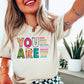 You Are Kind Unisex Jersey Tee - Inspirational Gift, Positive Message Shirt, Everyday Casual Wear, Comfort Tee, Motivational Apparel